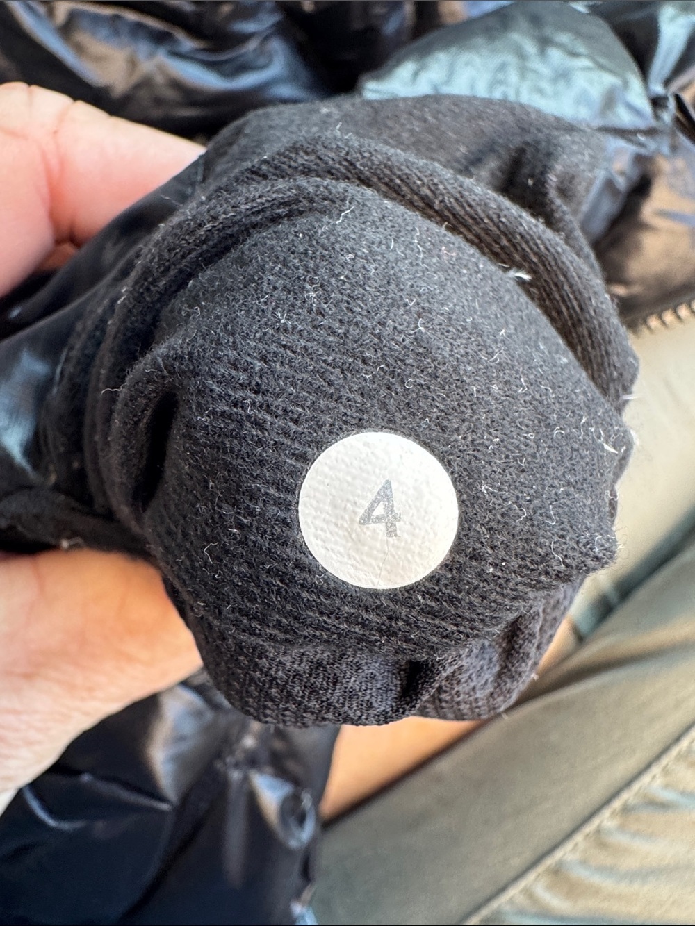 lululemon athletica Black Hooded Puffer Vest with Snake-Print reversible AZ0698 - Picture 6 of 6